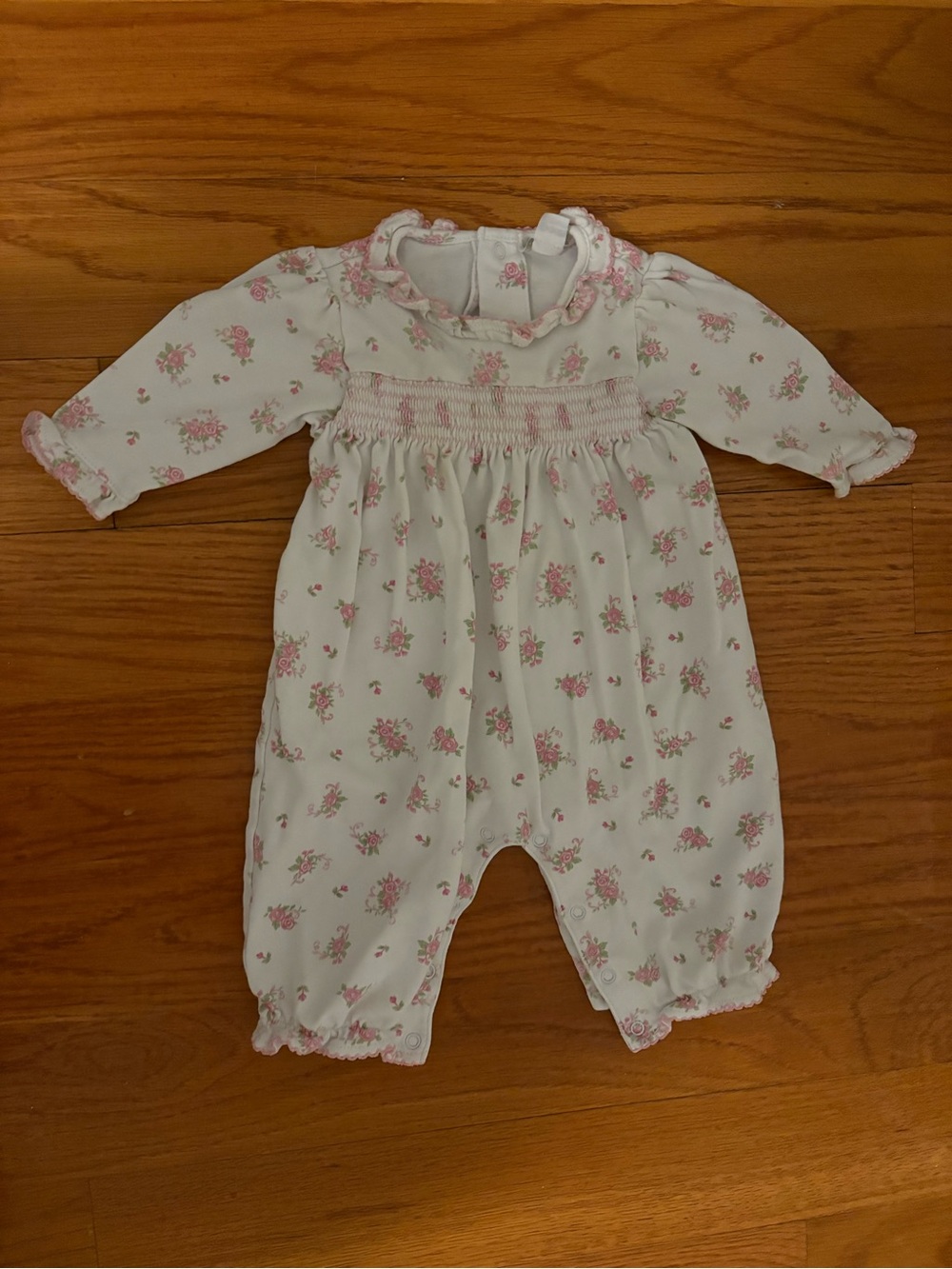 Kissy Kissy Smocked Jumpsuit